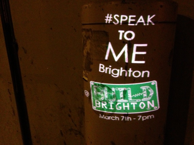 Speak to Me Brighton, image courtesy of the artists