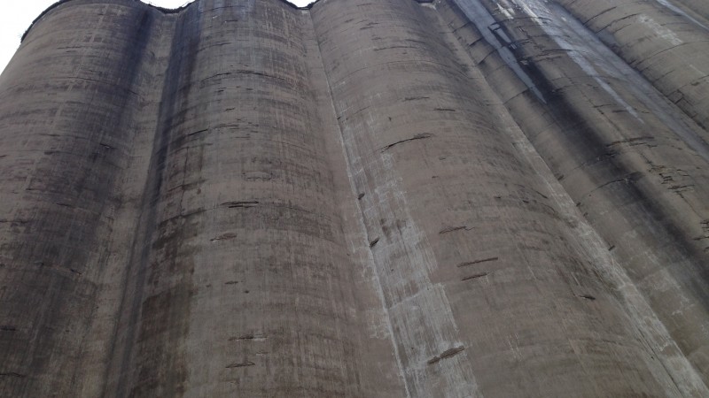 Corn silos in Buffalo