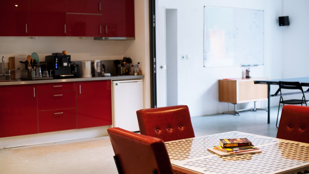 The kitchen area at 20 Wellington Road